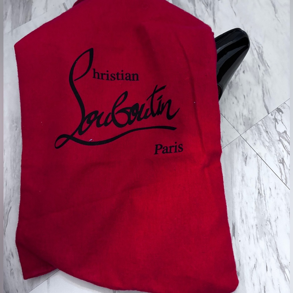 Christian Louboutin Red bottom black heels with box Size: 9 - Picture 5 of 13